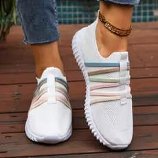 Tênis casuais femininos, sapatos femininos, tênis