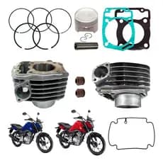 Kit Cilindro Bros160 Cg160 Ventilador 160 Início 160 Carga 160 Honda
