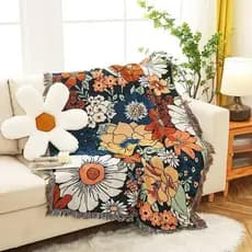 Cobertor KOSTEN, Cobertor Decorativo para Cama, Sofá, Tapete de Viagem, Colcha, Tapeçaria