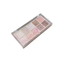 Paleta de Sombras para Olhos com 10 Cores para Iniciantes - com Acabamentos Brilhantes, Matte e Metálicos (03 #   Rosa P