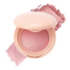 Bloom Up Blush Iluminador, Blush em Pó com Glitter Soft Pinch, Acabamento Natural - Cor Modulável, Longa Duração, Tez Na
