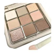 Paleta de Sombras, Múltiplas Cores, Alta Pigmentação, Mini Maquiagem, Sombras Quentes Naturais, Misturáveis, de Longa Du