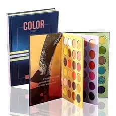 Paleta de Maquiagem Profissional METREY Beauty, Livro de Sombras com 72 Cores Combinadas em 3 Camadas de Acabamento Matt