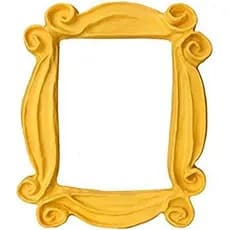 FEITO À MÃO COM AMOR POR FATIMA. Como visto em Monica's Door. Possui fita adesiva de dois lados na parte traseira. Moldu