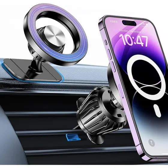 Kaistyle para Suporte de Carro Magsafe [20 Ímãs Fortes] Suporte Magnético para Telefone no Carro, Suporte de Telefone Mo