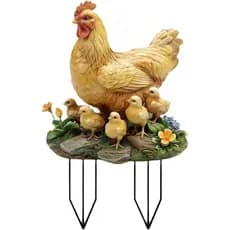Estacas de Jardim em Acrílico com Formato de Animais, Decorações Coloridas para Jardim, Grandes Esculturas de Jardim em