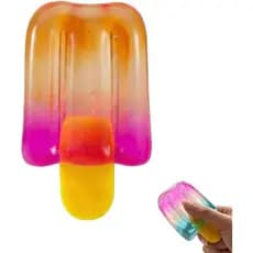 Bolinha Antiestresse de Sorvete Macia e Apertável, Alívio Sensorial de Estresse de Verão, Bolinhas Antiestresse Colorida
