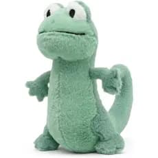 Escultura de Réptil COYOCO Lizard Tom Seagreen - 9,8" - Decoração Figurativa para Mesa de Escritório e Casa - Modelo de