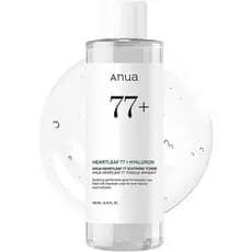 Anua Heartleaf 77 Tônico Calmante, Tônico Facial Hidratante e Calmante para Pele de Vidro, Ácido Hialurônico, Hidratação