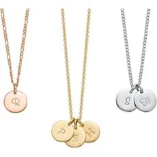 Colares com Inicial "Endless Story" para Mulheres, Prata Esterlina, Banhado a Ouro 14K, Colar Delicado Personalizado com
