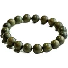 Compatível com Pulseiras de Sândalo Verde Natural - 6mm, 8mm, 10mm - Joias Aromáticas de Madeira para Homens e Mulheres