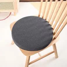 Greenjin 12" Circle Stool Pad Anti Slip Round Memory Foam Chair Cushion with Removable Cover Circle Chair Seat Cushion f