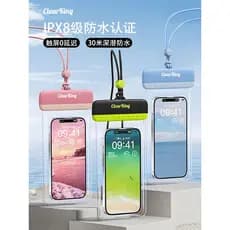 Bolsa à prova d'água para celular, tela sensível ao toque, capa de natação, mergulho, equipamento dedicado à deriva, fot