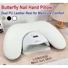 Apoio para Manicure Champions - Suporte Ergonômico e Estofamento Macio com Pé Metálico Cor Aleatório com apoio celular