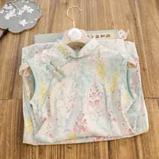 Cheongsam feminino estilo chinês, uma versão jovem e modernizada, novo design sem mangas, modelo elegante 2026, retrô e