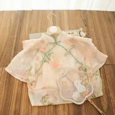 Primavera 2023 Elegante Cheongsam Chinês com Mangas, Adequado para Jovens Senhoras, Vestuário Diário Modernizado, Novo M