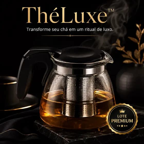 Chaleira Vidro Borossilicato 350ml Preto Design Moderno Resistente Fácil Limpeza Compacta