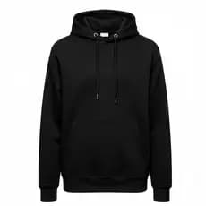 Moletom Infantil Kids Masculino Com Capuz Canguru Meninos Liso Preto Casaco Frio Promoçao