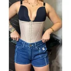 Cinta Modeladora 20 Barbatanas Premium Feminino Modelador