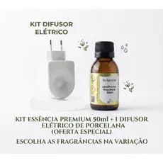 Difusor Elétrico Porcelana + Essência premium 50ml