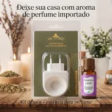 Kit Difusor Porcelana + Essências para perfume