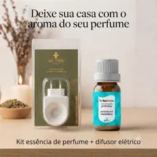 Kit Difusor Elétrico Porcelana + Essência para Perfume