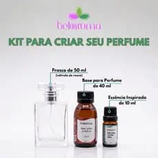 kit para fazer perfumes 50ml fragrâncias neutras