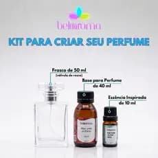 Kit para fazer perfume 50ml Fragrâncias Masculinas