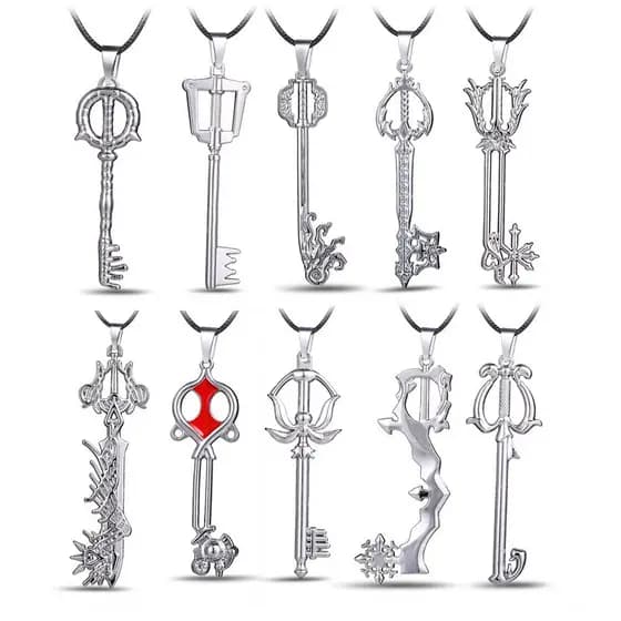 Colar em formato de coração, com um pingente real / 10 designs em formato de coração ZENN VFYK