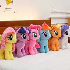 Pelúcia super fofa do My Little Pony, Twilight Sparkle, Fluttershy, Pinkie Pie, desenho animado GSNT