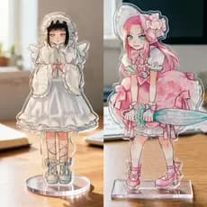 Figura de Acrílico Naruto Sakura Langno ‌     Chaveiro de Personagem de Anime para Coleção, Acessório de Decoração de Me