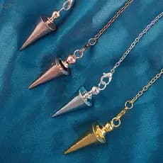 [SSPS] Joias de metal em estilo antigo, usadas para adivinhação espiritual e cura, equipadas com um pêndulo FAH WYQQ