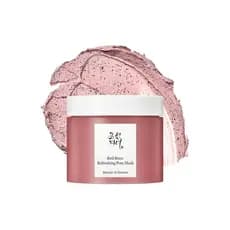 Máscara Refrescante de Argila com Extrato de Feijão Vermelho, Creme Hidratante, Removedor de Maquiagem, Esfoliante e Lim