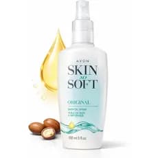 AVONSoSoftOriginalBathOilSpray - Óleo Hidratante para Banho com Óleo de Jojoba e Vitamina E - Fórmula Não Oleosa para Cu