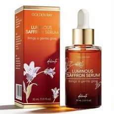 Sérum de Açafrão para o Rosto, Sérum Clareador e Corretor de Descolorações, Cuidado para Manchas Escuras, Intensificador