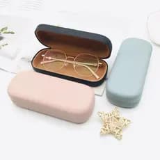 Estojo portátil minimalista retrô para óculos, adequado para óculos de sol e óculos de leitura masculinos e femininos, m