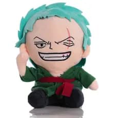 Novidade - Brinquedo de Pelúcia Zoro 20cm - One Piece Roronoa Luffy Nami Sanji Usopp Shanks Tony Chopper Brinquedo de Pr