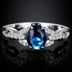 Anel Elegante Oval de Zircônia para Mulheres, Joia Clássica para Cerimônia de Noivado, Acessório de Casamento Moderno CN