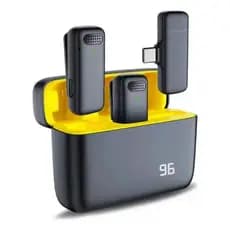 Microfone De Lapela K6 Estéreo Sem Fio - Cancelamento De Ruido + 1 Microfone Extra