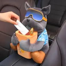 Lixeira de Tecido para Carro Modelo 2026, 2 em 1, Criativa e Bonita, para Apoio de Braço, Decoração Viral da Internet EV