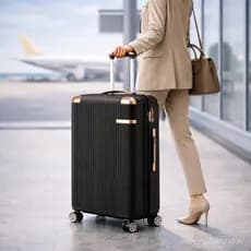 Mala de Viagem de 10kg, ABS, Expansível, Fechamento com Zíper, Rodas Removíveis de 360 Graus, Bagagem de Mão
