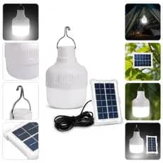 Lampada Led  Camping Solar Recarregável Barraca Pesca Usb Barraca Luminária Carregador