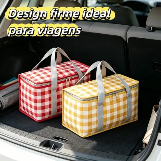 bolsa térmica design isolante conservador bolsa para piquenique grande capacidade perfeita para viagens material reforça