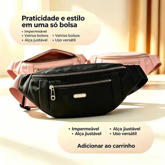 Bolsa de cintura e peito 2 em 1 multifuncional nova para celular, modelo estiloso para esportes,ideal para esportes