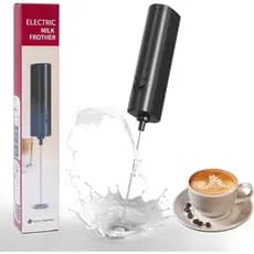 YARRAMATE Mini Batedor de Leite Potente, Misturador de Café Rápido a Bateria, Batedor de Bebidas Portátil, Batedor Elétr