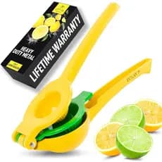 Espremedor de Limão de Metal 2 em 1 ZulayKitchen - Durável e eficiente, espremedor manual de frutas cítricas, extrai fac