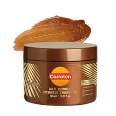 CarrotenGoldShimmerGelDeBronzeamento | Acelerador de Bronzeamento | Não Oleoso, Resistente à Água com Óleo de Cenoura e