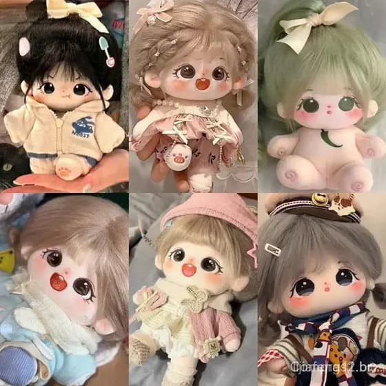 20cm Idol Doll Plush Sakura Monster Cotton Star Dolls Kawaii Bonecas Recheadas Roupas De 20cm Baby Plushies Toy