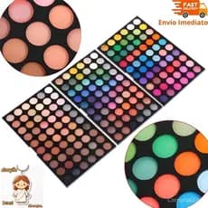 Paleta De Sombras 180 Cores Profissional Maquiagem Magic Make