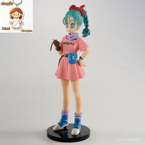 16cm Anime Dragon Ball Z Figura Buruma Saia Curta Beleza Bulma Radar PVC Figuras De Ação Modelo Decoração Desktop Boneca